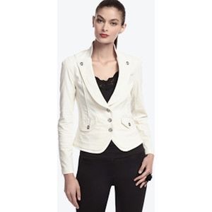 White House Black Market Corduroy Corset Jacket